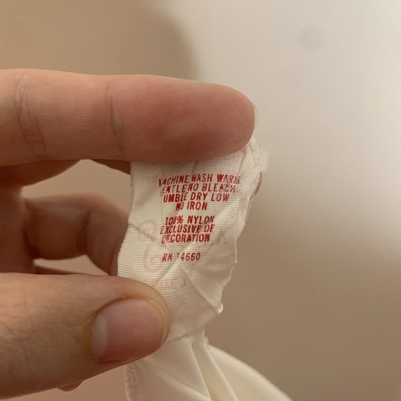 Shirey Womens Size 7 White Skirt Slip Made in USA - Picture 3 of 6